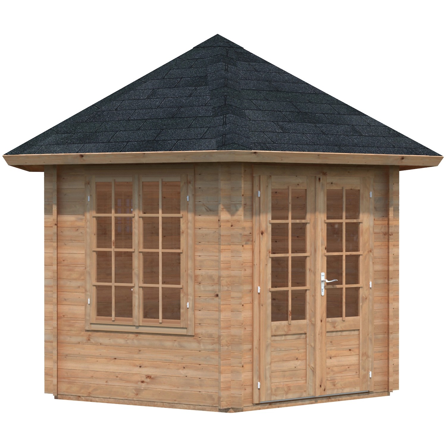 Palmako Gartenhaus "Pavillon Hanna", hellbraun günstig online kaufen