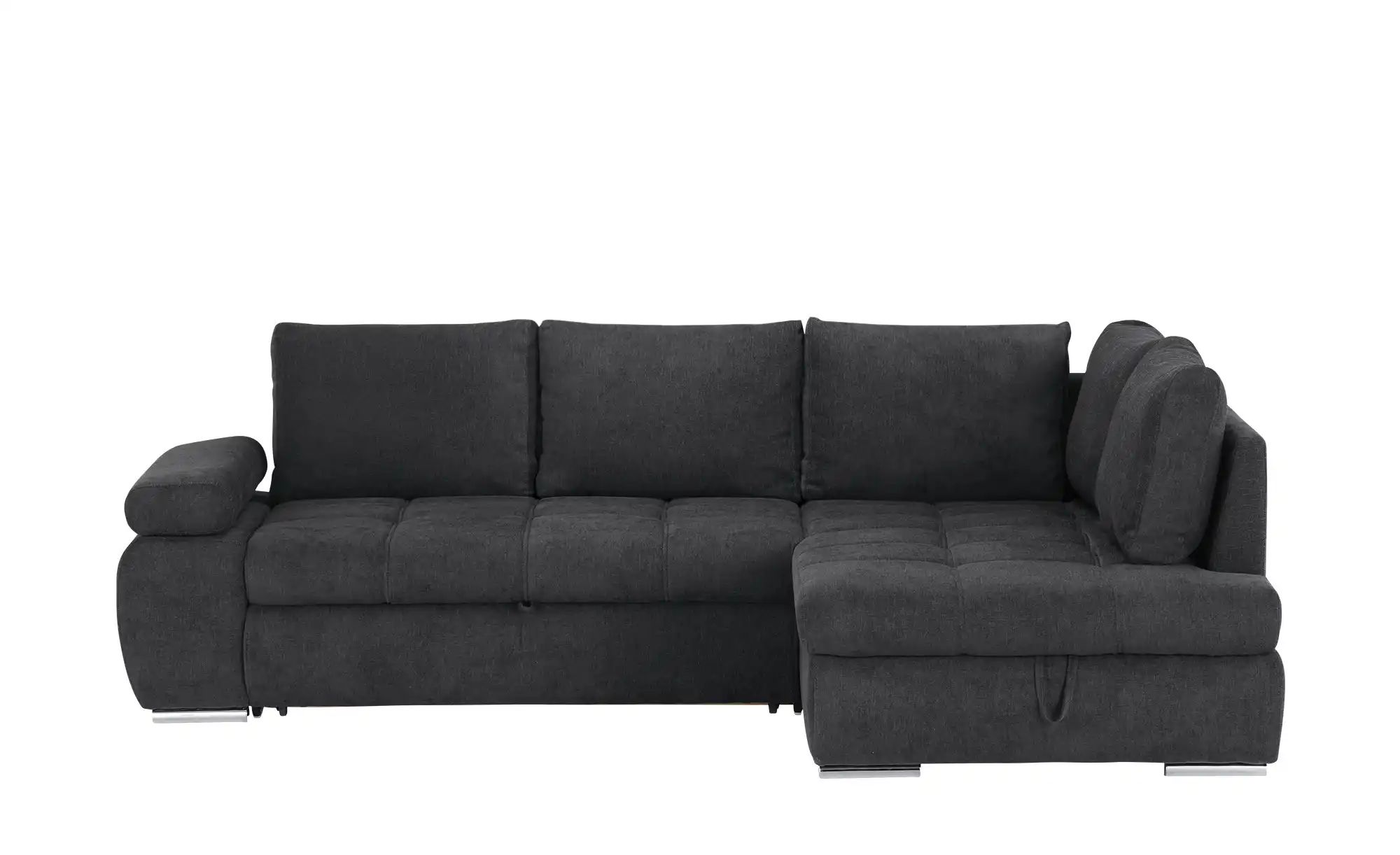 Ecksofa aus Flachgewebe Sky ¦ schwarz ¦ Maße (cm): B: 265 H: 89 T: 175 Pols günstig online kaufen