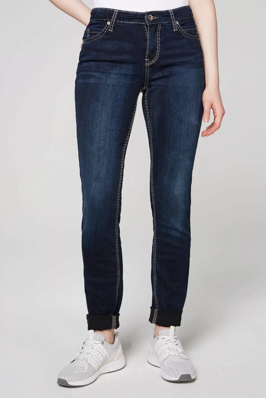 SOCCX Slim-fit-Jeans, mit zwei Münztaschen günstig online kaufen