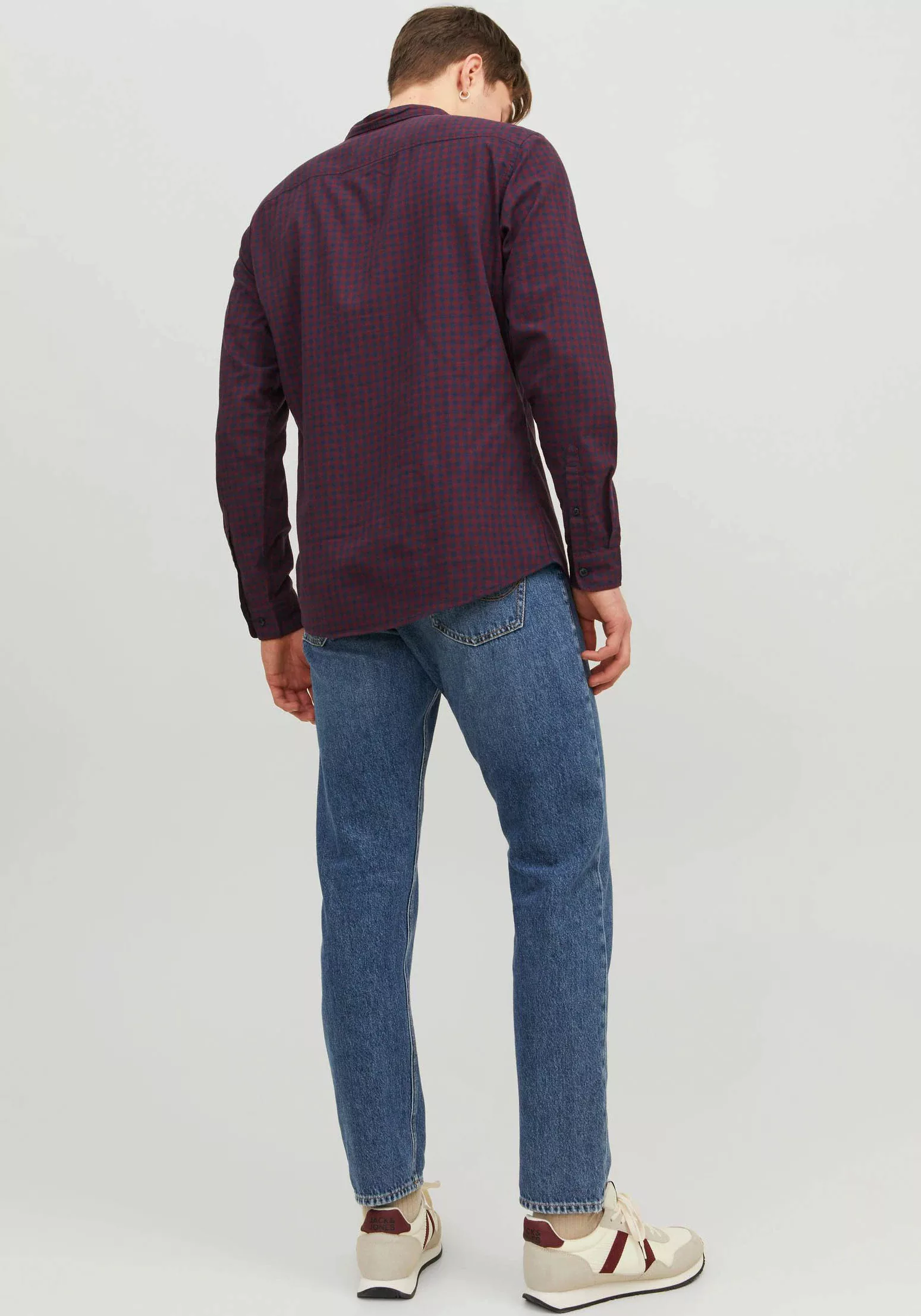 Jack & Jones Langarmhemd "JJEGINGHAM TWILL SHIRT L/S NOOS" günstig online kaufen