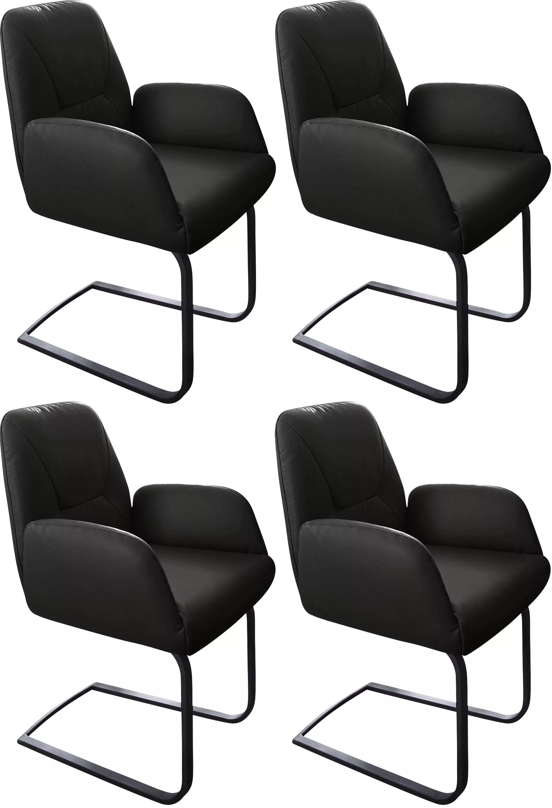 W.SCHILLIG Freischwinger »ole«, (Set), 4 St., Longlife Xtra-Leder Z59, 2er- günstig online kaufen