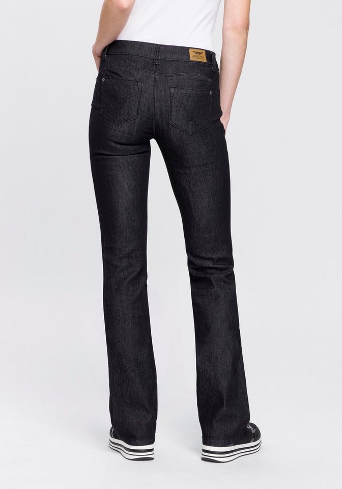 Arizona Bootcut-Jeans Shaping Mid Waist günstig online kaufen