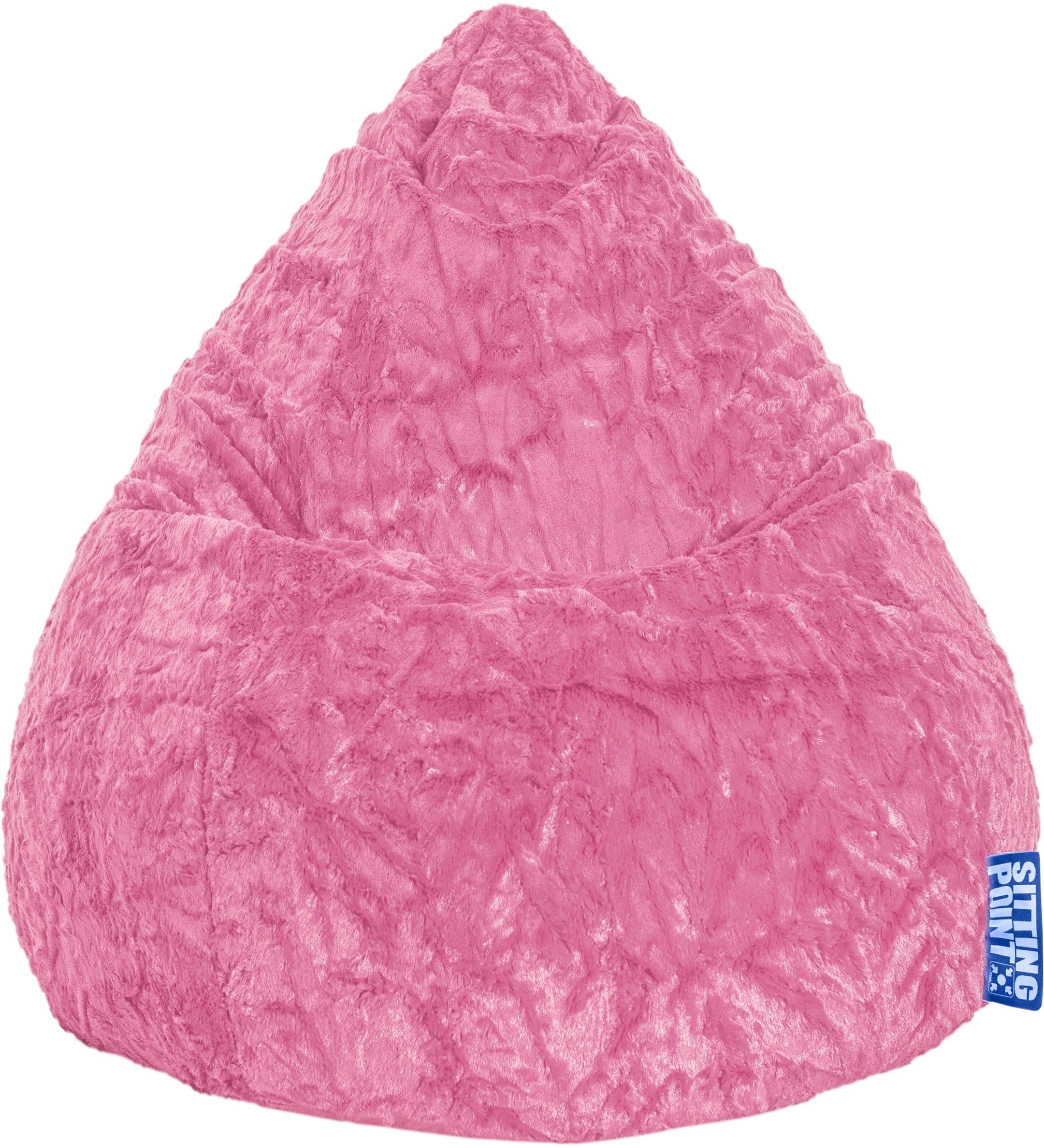 Sitting Point Sitzsack Fluffy 120 l Grün günstig online kaufen