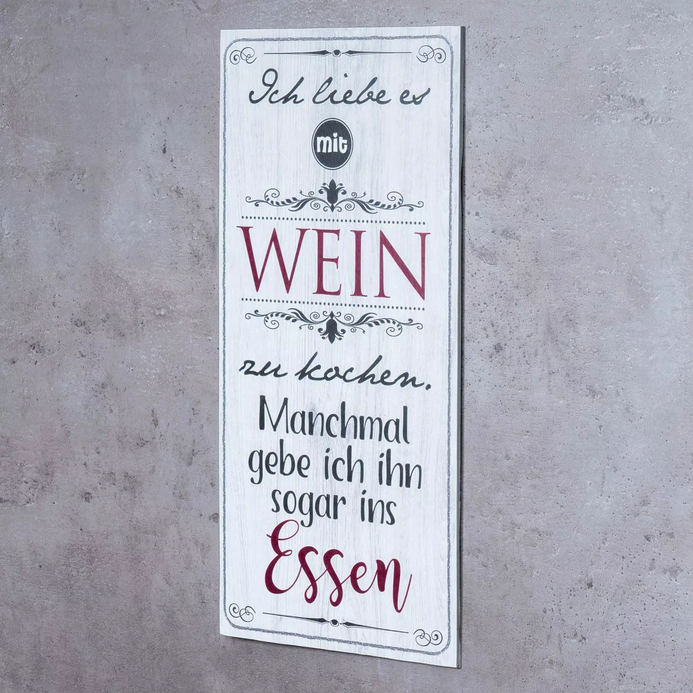 Levandeo® Wandbild, Wandbild 20x40cm Küchendeko Küche günstig online kaufen