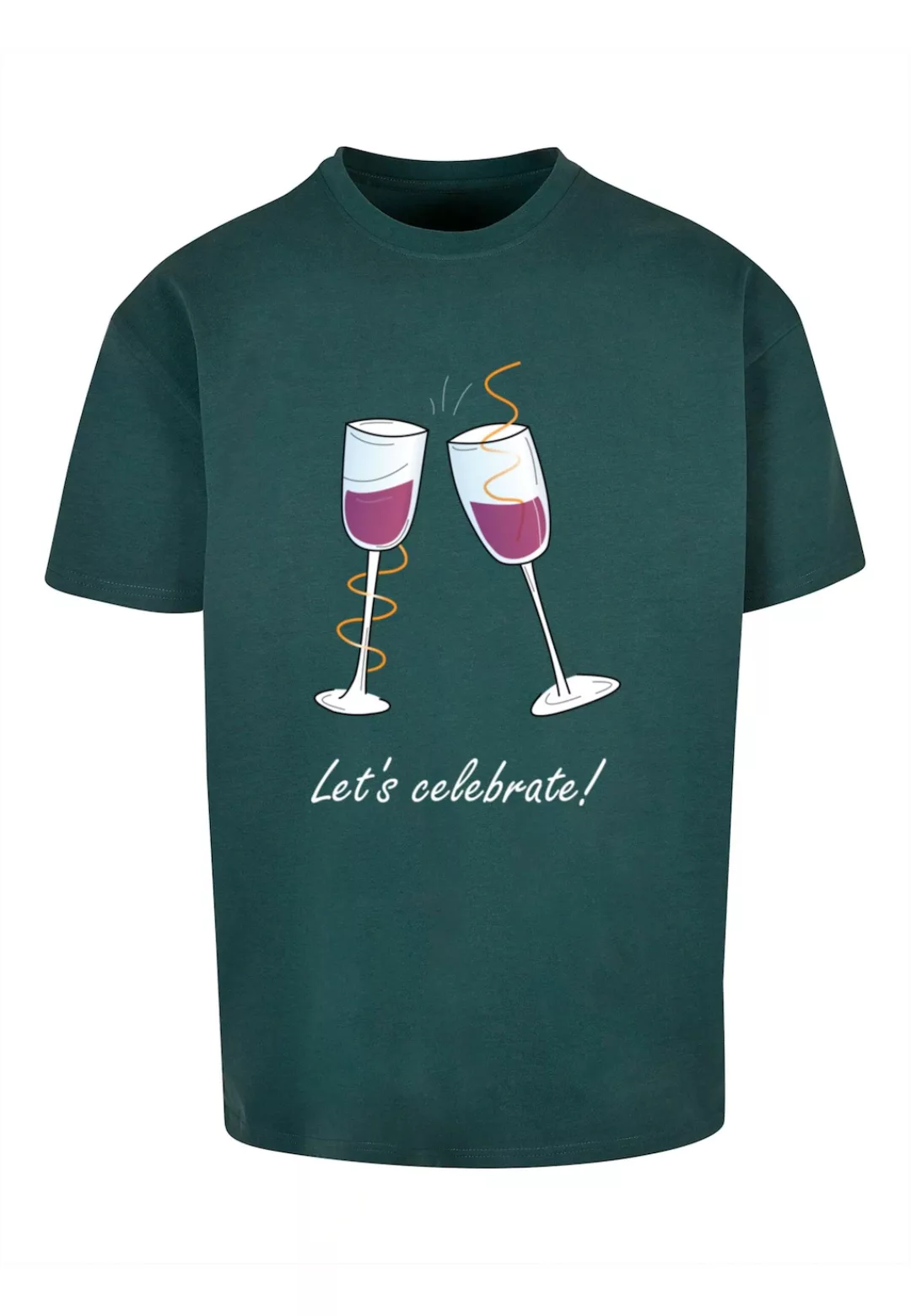 Merchcode T-Shirt "Merchcode Herren Lets celebrate Heavy Oversized Tee" günstig online kaufen