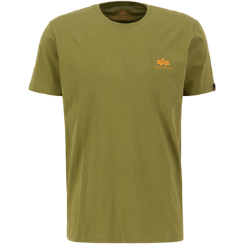 Alpha Industries  T-Shirts & Poloshirts Basic T-Shirt SL - moss green günstig online kaufen