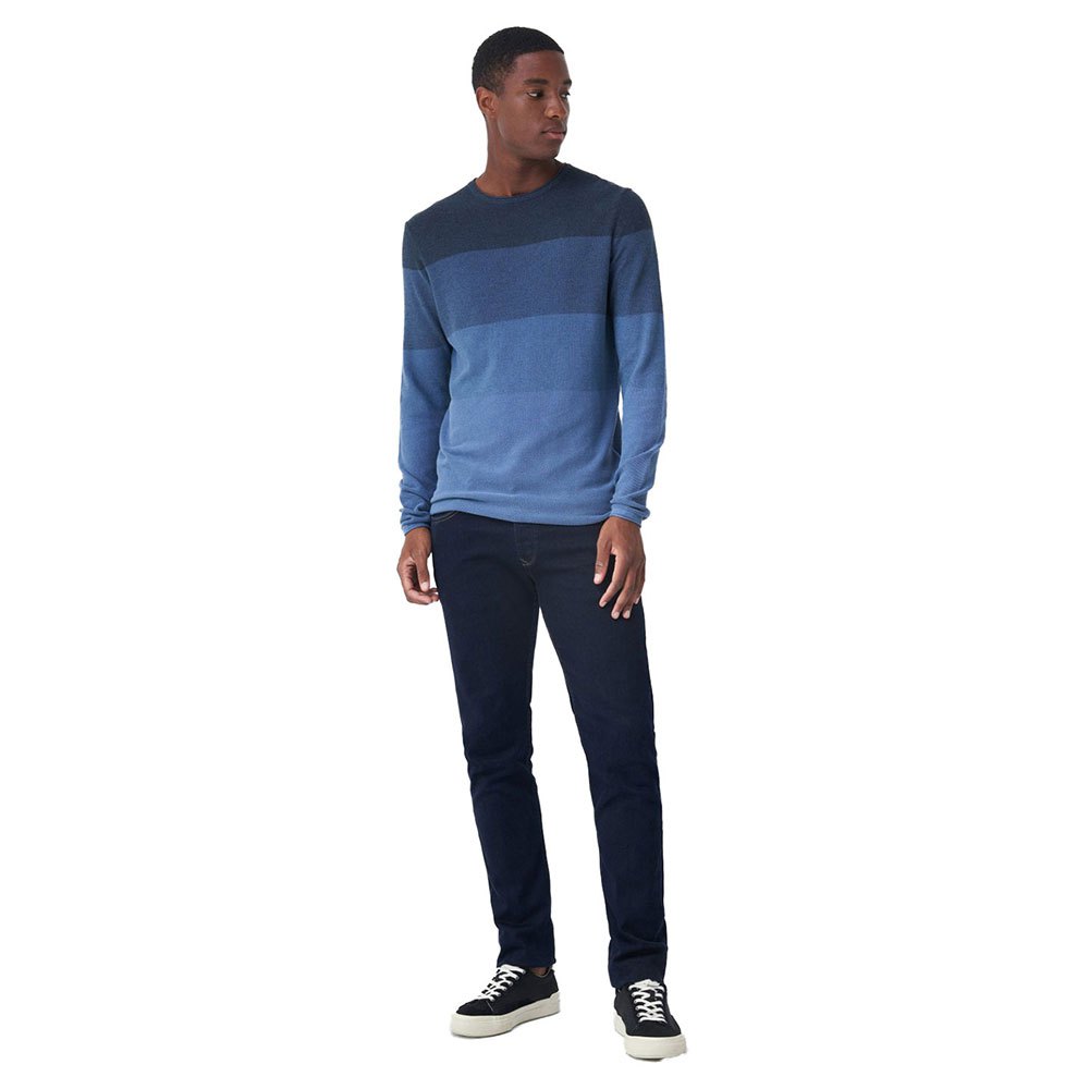 Salsa Jeans 124635-815 / Bar Stripe Effect Pullover M Blue günstig online kaufen