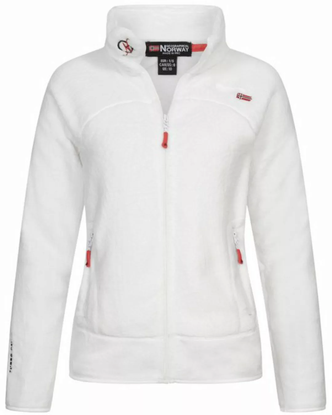 Geographical Norway Fleecejacke Damen Teddy Fleece Jacke Herbst Winter Jack günstig online kaufen