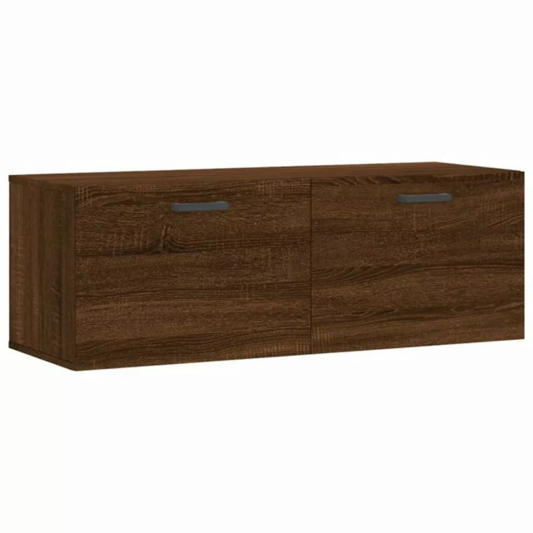 vidaXL Wandschrank Braun Eichen-Optik 100x36,5x35 cm Holzwerkstoff Modell 5 günstig online kaufen