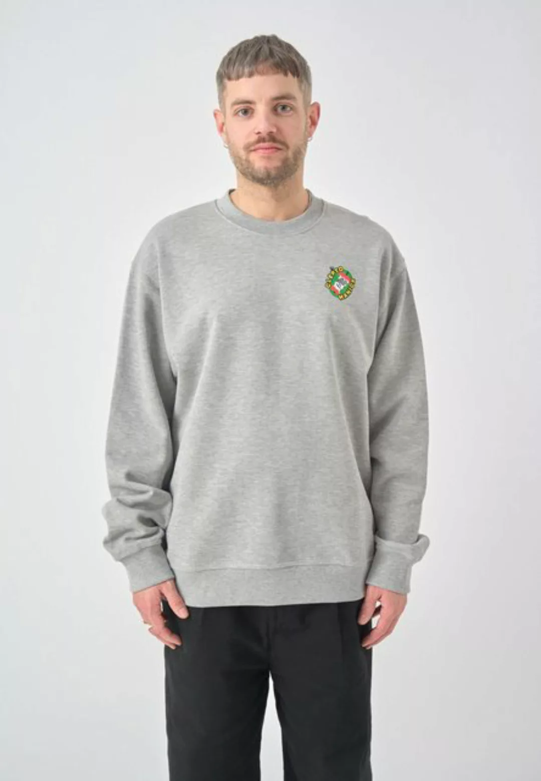 Cleptomanicx Sweatshirt Boxy Crewneck Fresh Fruits mit lockerem Schntt günstig online kaufen