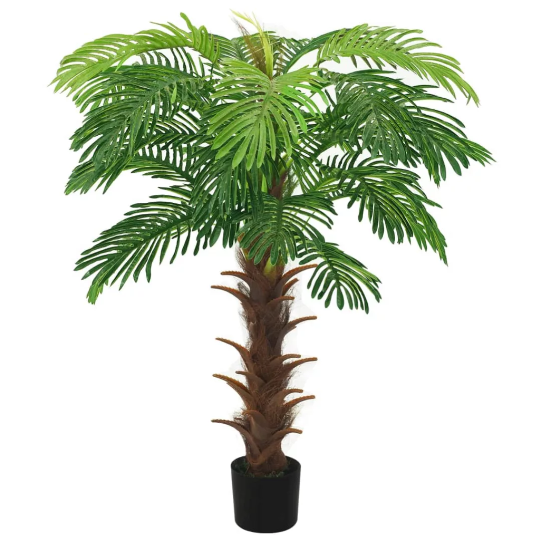 Künstliche Palme Cycas Mit Topf 140 Cm Grün günstig online kaufen