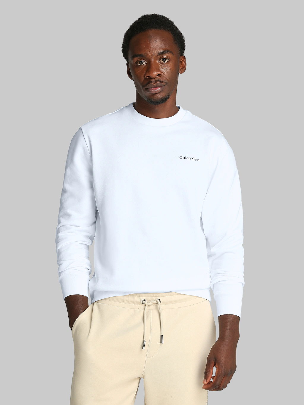 Calvin Klein Sweatshirt "CP-LINEAR BOX LOGO SWEATSHIRT", mit Logo auf der R günstig online kaufen