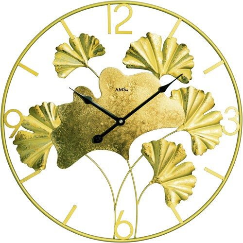 AMS Wanduhr, Quarzuhr, Metall, Wohnzimmer, Esszimmer, Küche, Arbeitszimmer, günstig online kaufen
