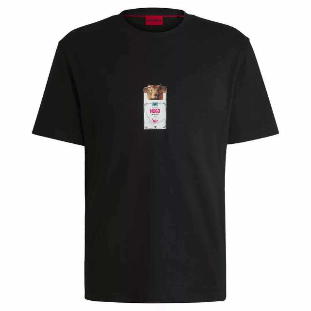 HUGO T-Shirt Herren T-Shirt mit Print - Dilesses, Rundhals günstig online kaufen