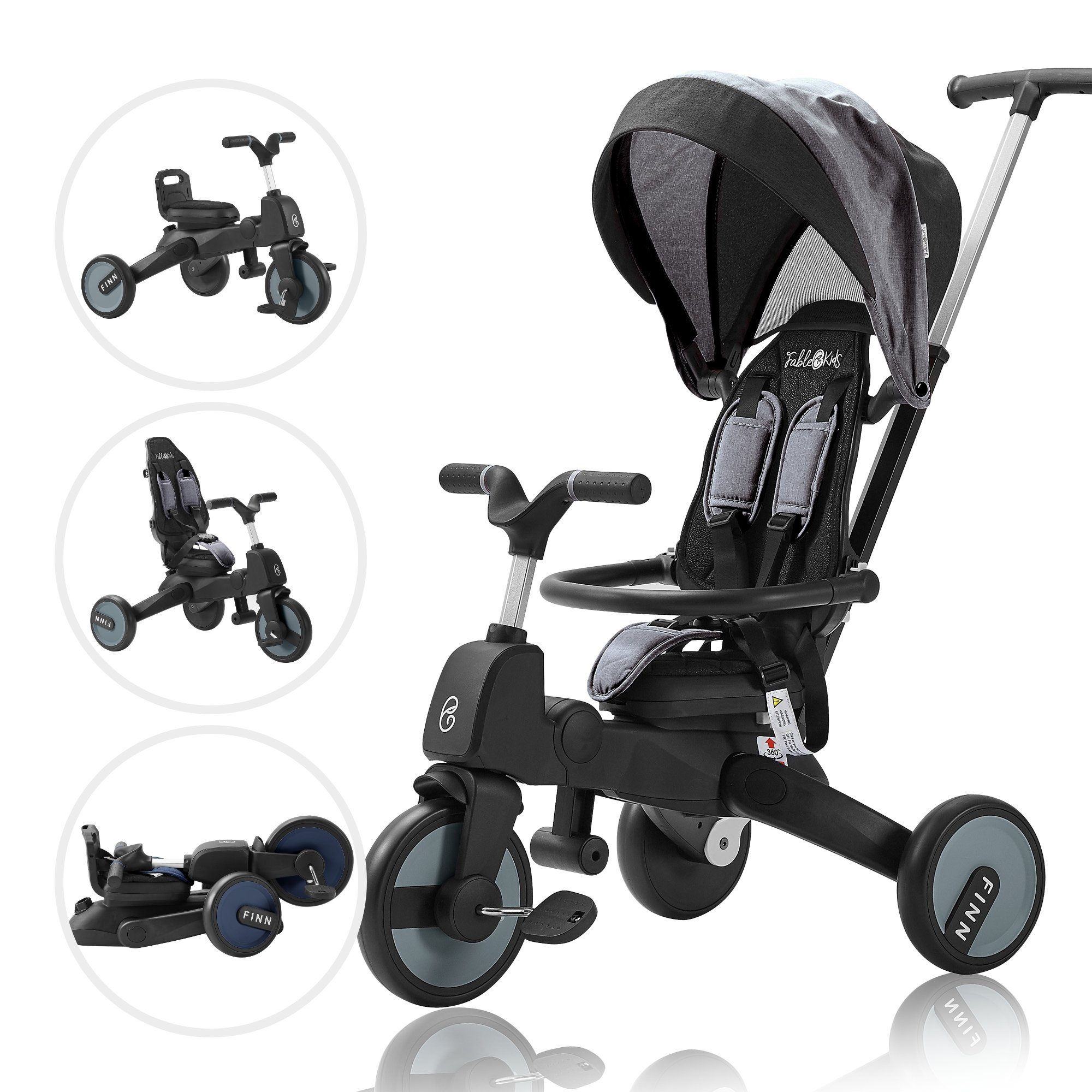 FableKids Dreirad FİNN 7in1 Kinderdreirad Kinder günstig online kaufen