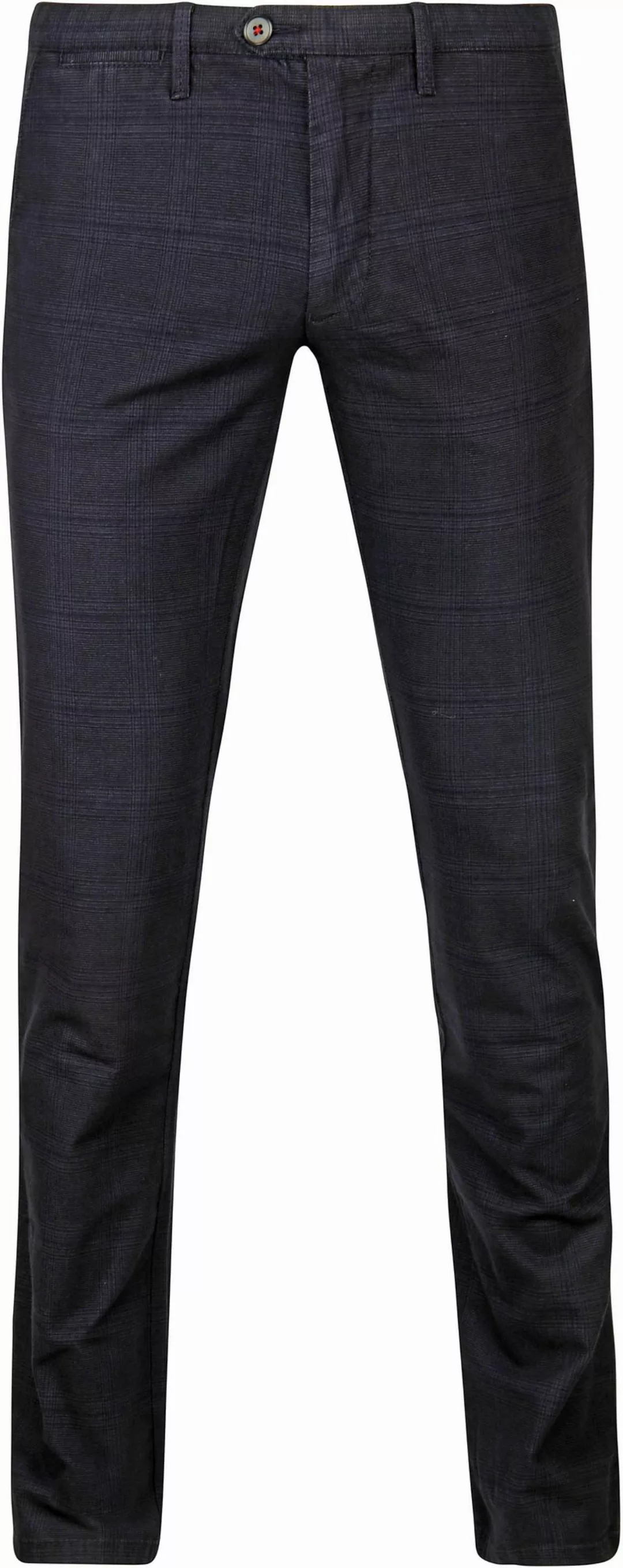 Suitable Chino Sartre Karo Navy - Größe 48 günstig online kaufen