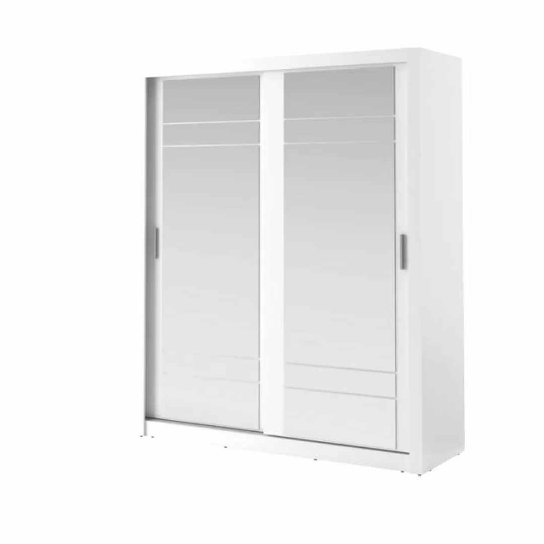 Compleo Kleiderschrank ARTI 08 mit Spiegel, Modern Schwebetürenschrank Brei günstig online kaufen