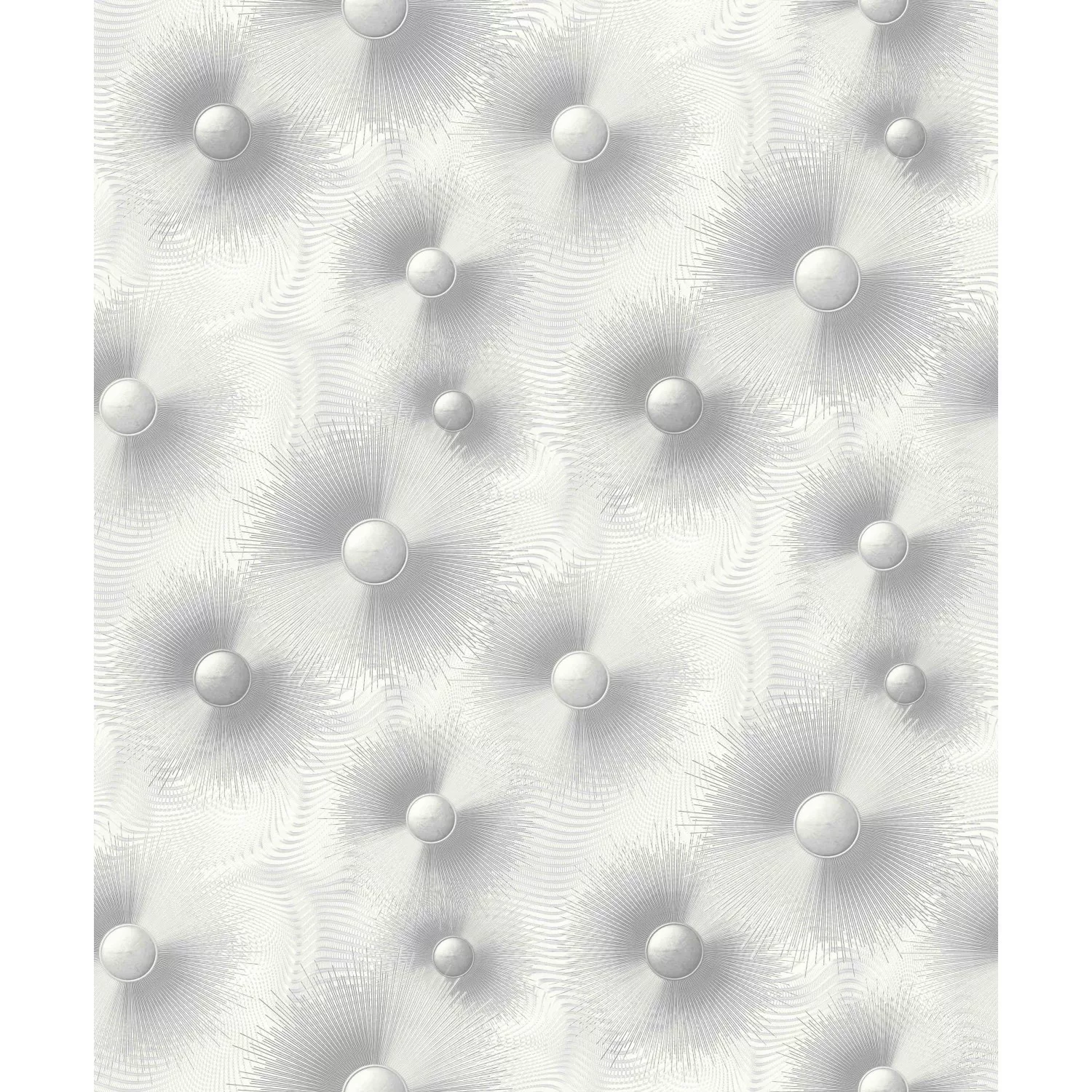 Bricoflor Silber Tapete mit Art Deco Muster Elegante Vliestapete mit Metall günstig online kaufen
