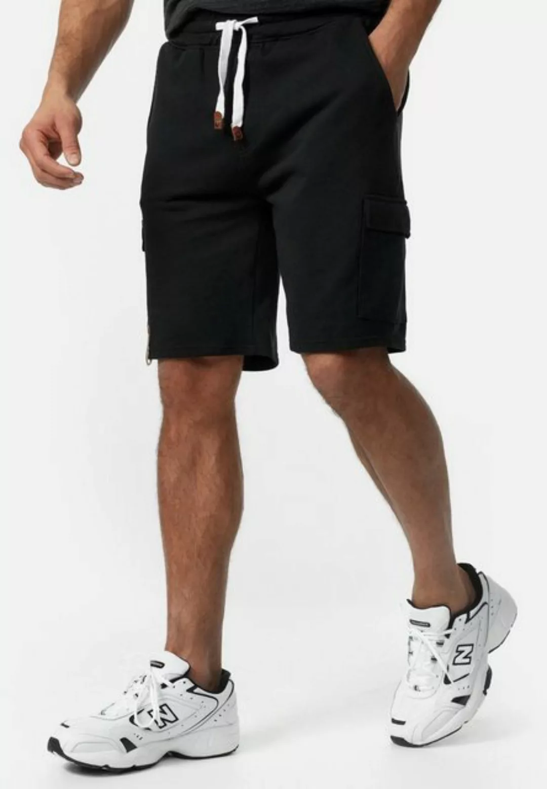 Indicode Sweatshorts White Rock günstig online kaufen