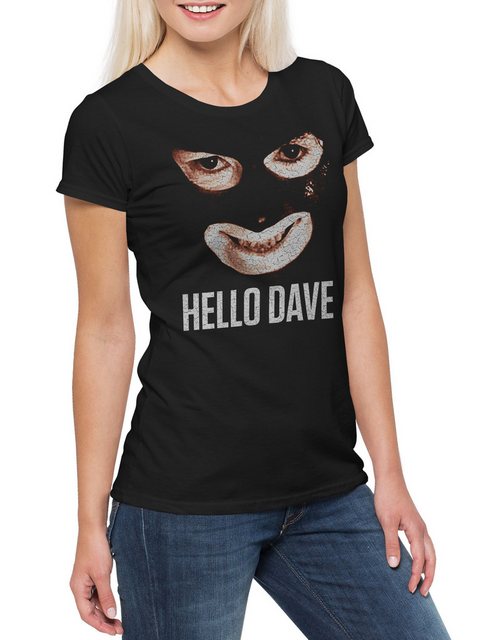 Urban Backwoods Print-Shirt Hello Dave Damen T-Shirt League Gentlemen Hallo günstig online kaufen