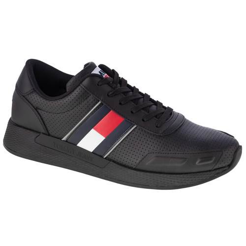 Tommy Hilfiger Flexi Perf Leather Runner Schuhe EU 41 Black günstig online kaufen