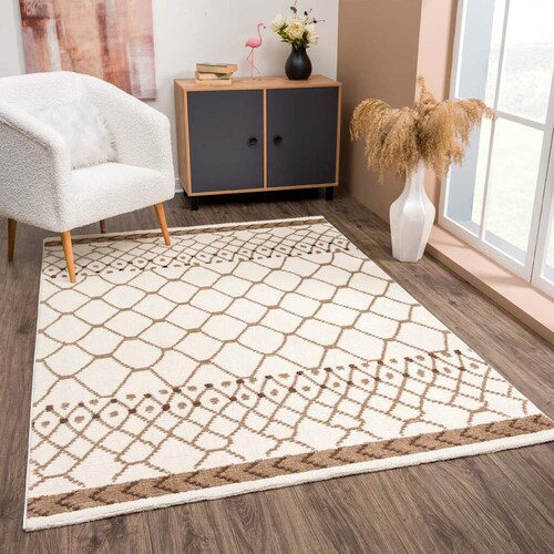 Carpet City Teppich »April 2312«, rechteckig, 10 mm Höhe, Boho-Teppich, bes günstig online kaufen