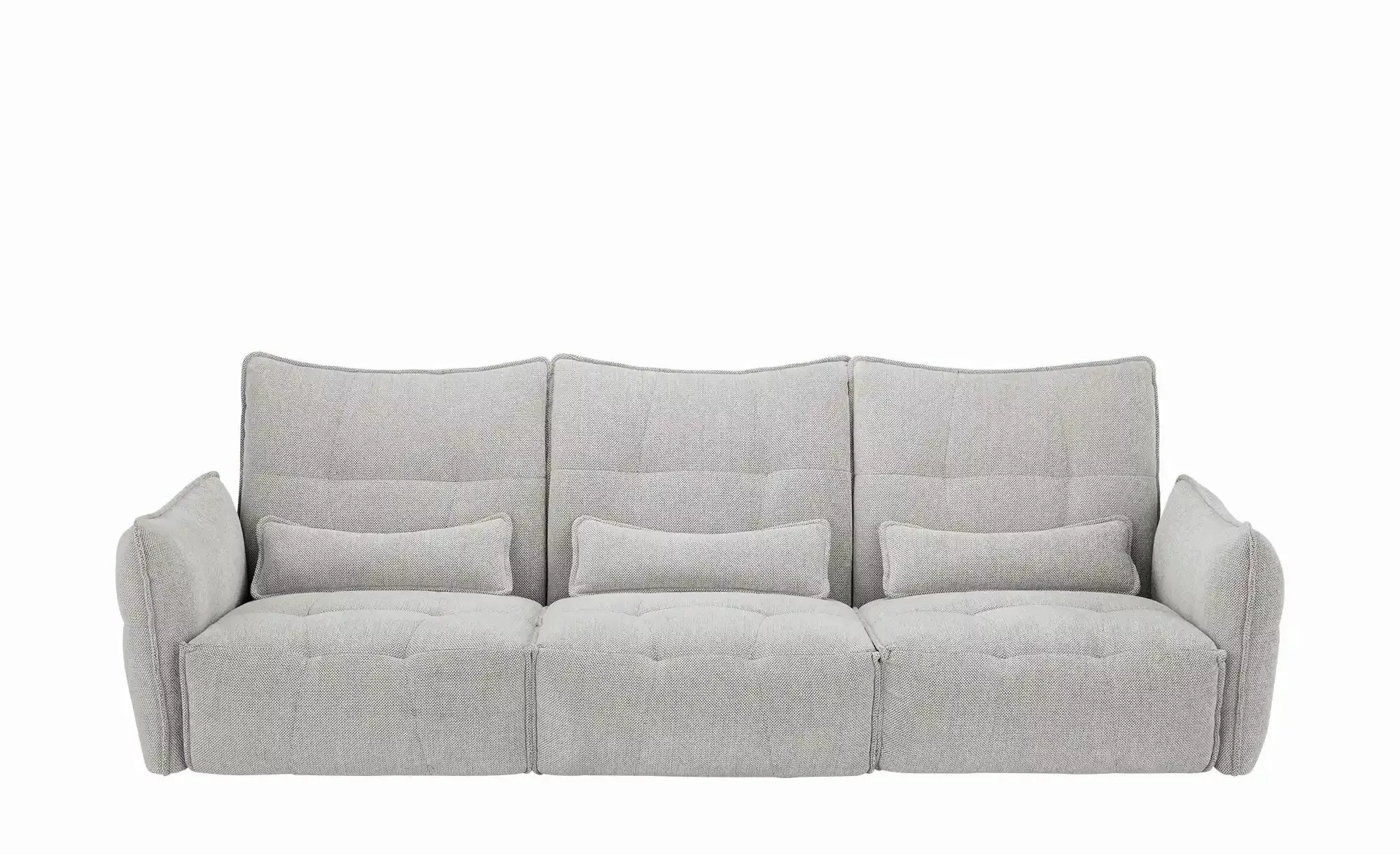 Sofa  3-Sitzer  Jeaneva ¦ grau ¦ Maße (cm): B: 320 H: 101 T: 114.0 Polsterm günstig online kaufen