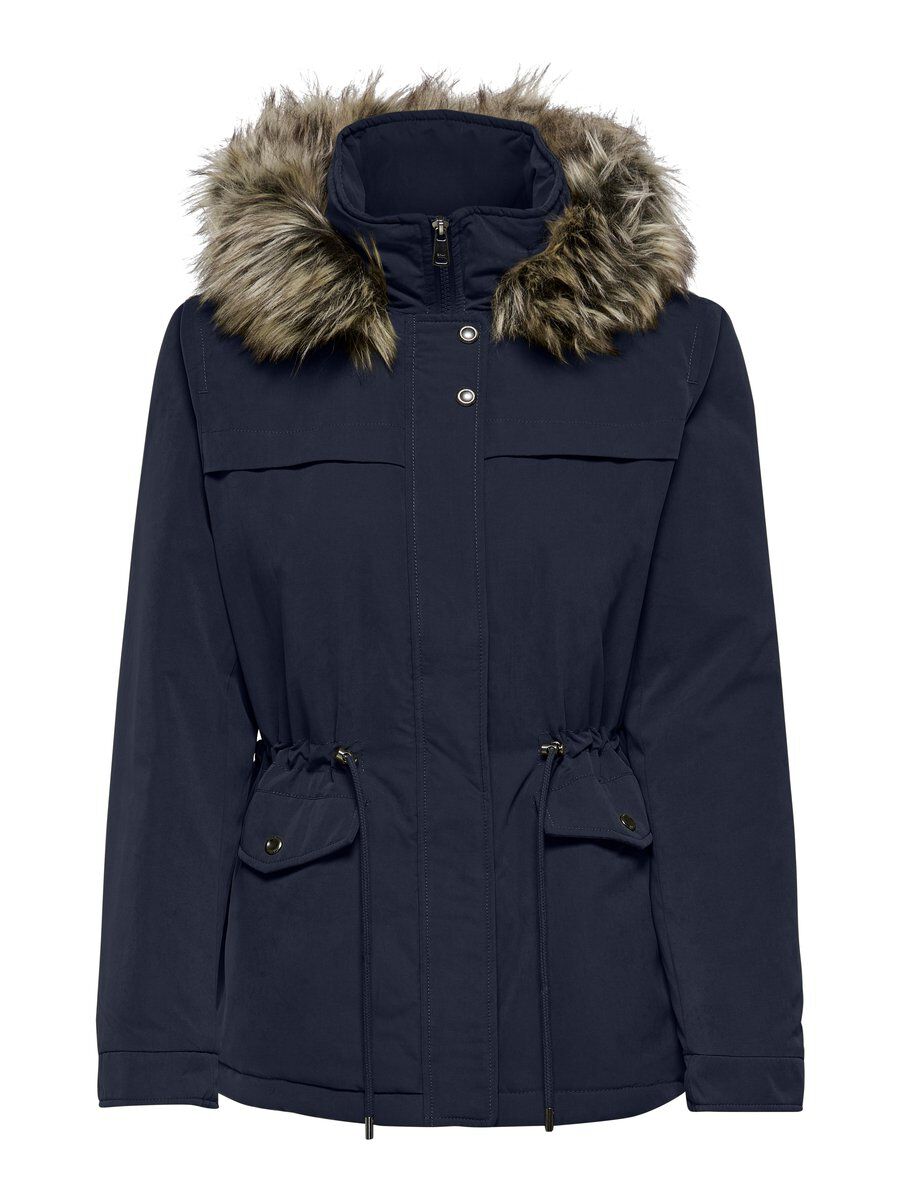 ONLY Kurz Parka Damen Blau günstig online kaufen