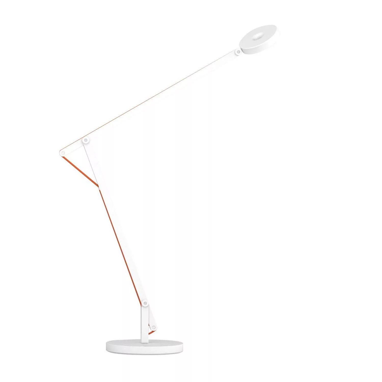 Rotaliana - String T1 LED Schreibtischleuchte - weiß matt/Kabel orange/BxH günstig online kaufen