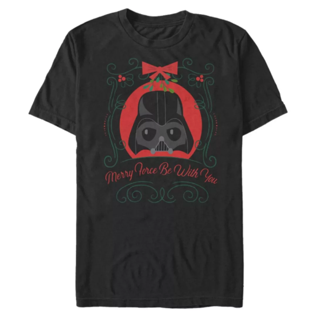Star Wars - Darth Vader Merry Force - Weihnachten - Männer T-Shirt günstig online kaufen
