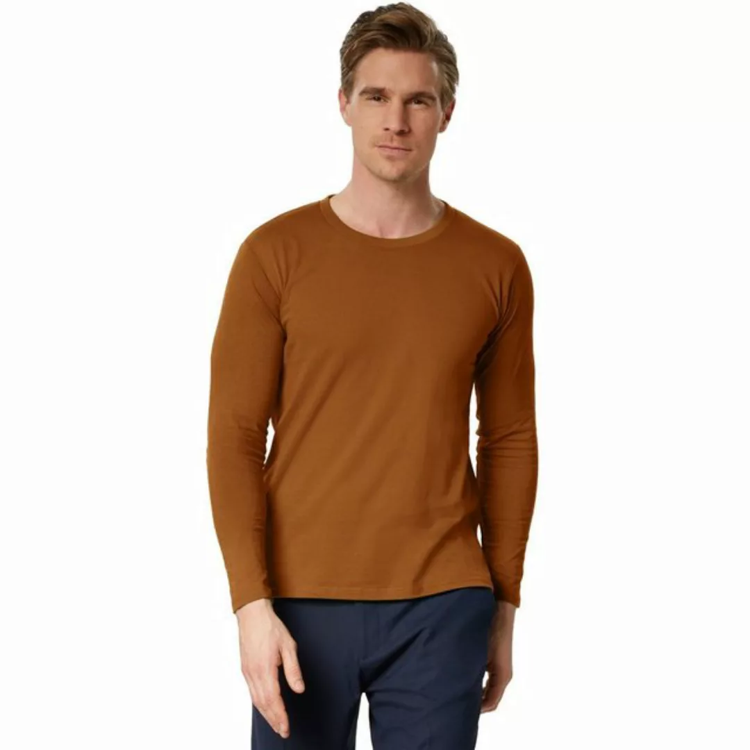 dressforfun Longsleeve Langarm-Shirt Männer Rundhals günstig online kaufen