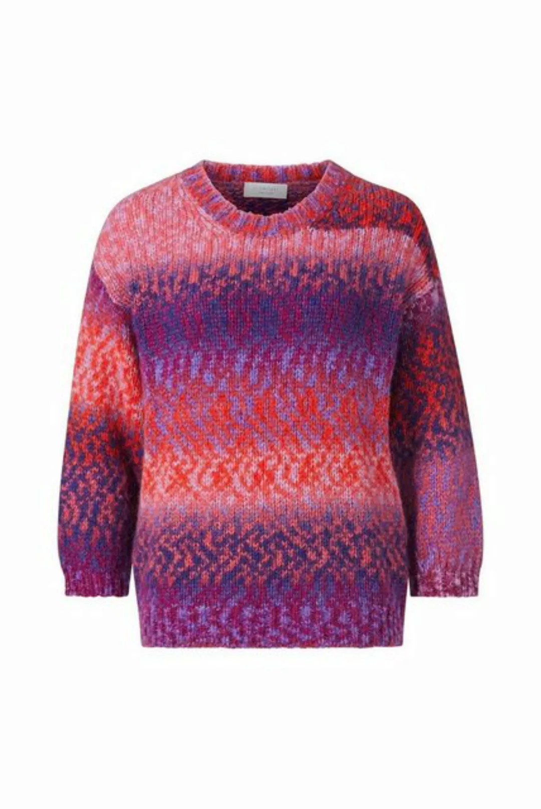 Rich & Royal Sweatshirt crew-neck print yarn günstig online kaufen