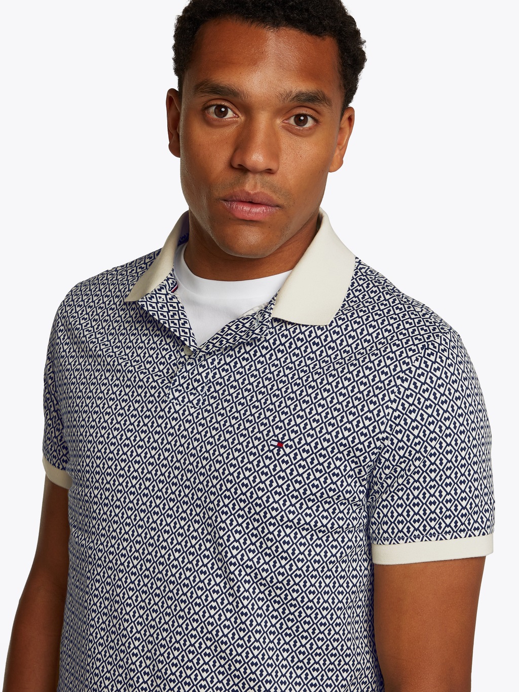 Tommy Hilfiger Poloshirt "INTERLOCK AOP REG POLO" günstig online kaufen