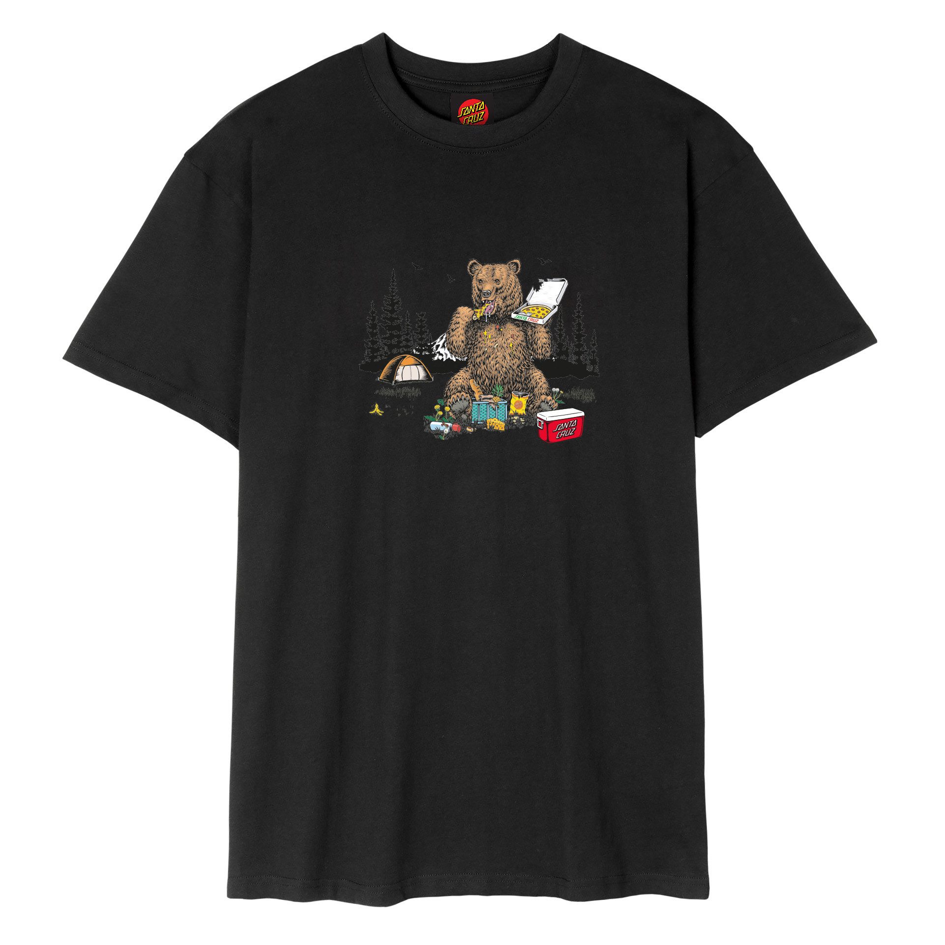 Santa Cruz T-Shirt BRAUN PIZZA BEAR günstig online kaufen