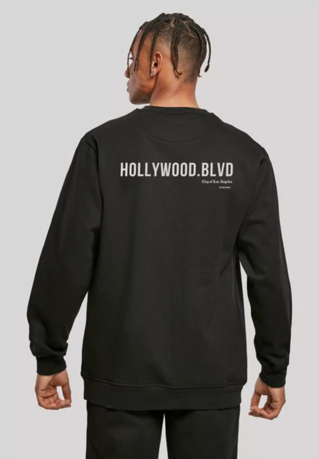 F4NT4STIC Kapuzenpullover Hollywood blvd CREW Print günstig online kaufen