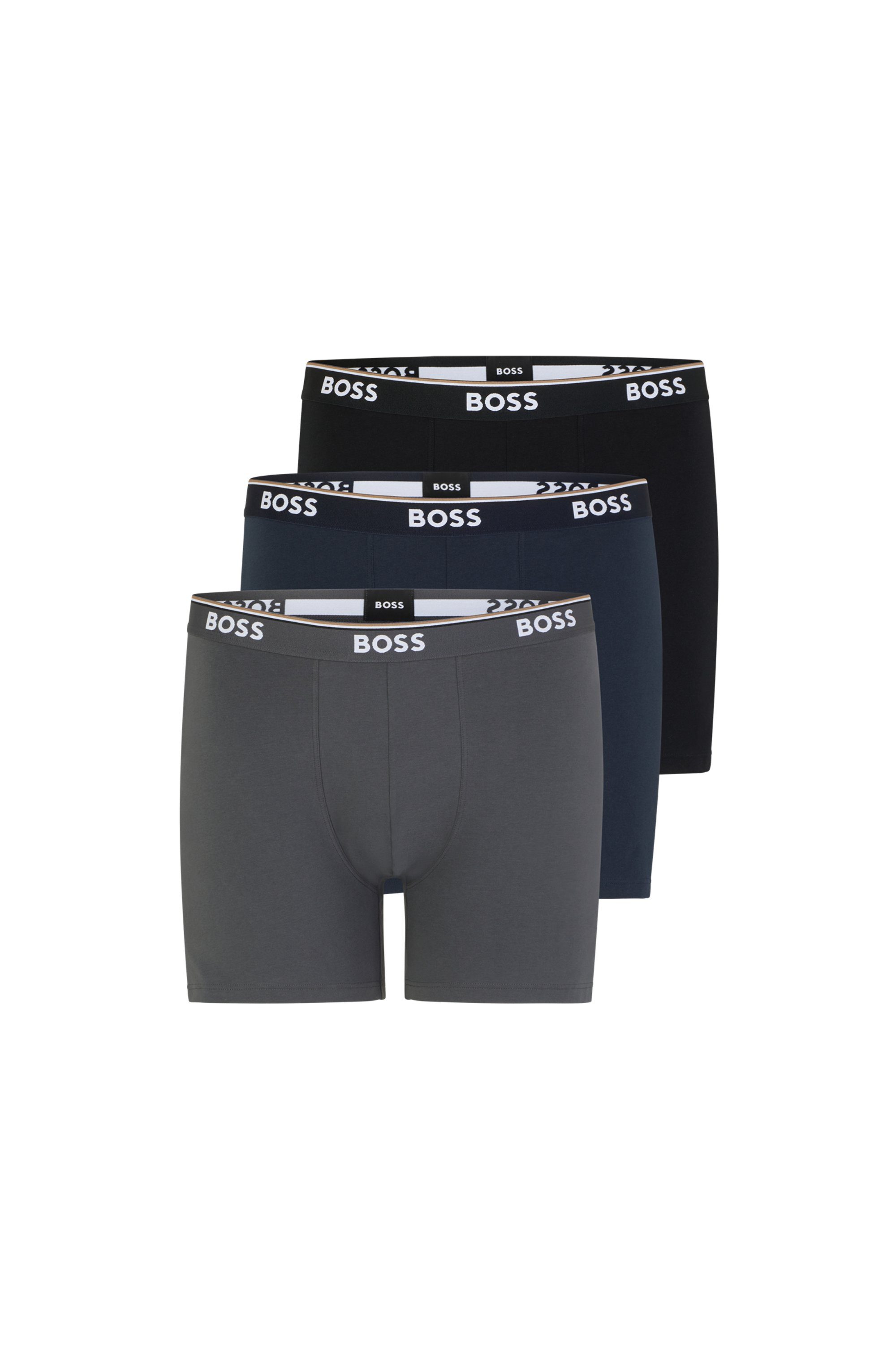BOSS Langer Boxer (Packung, 3er-Pack) mit günstig online kaufen
