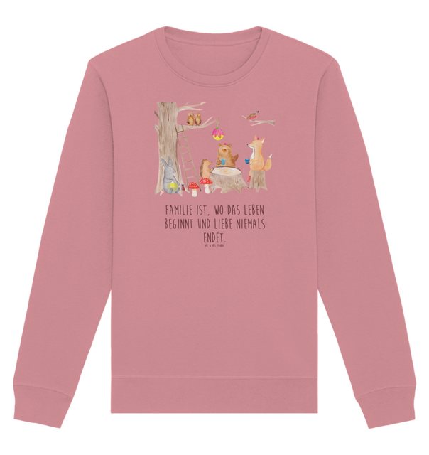 Mr. & Mrs. Panda Longpullover Größe S Waldtiere Picknick - Canyon Pink - Ge günstig online kaufen