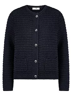 Strickjacke Peter Hahn blau günstig online kaufen