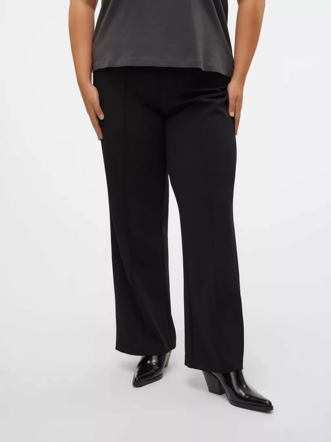 Vero Moda Curve Bügelfaltenhose Becky (1-tlg) Falten günstig online kaufen