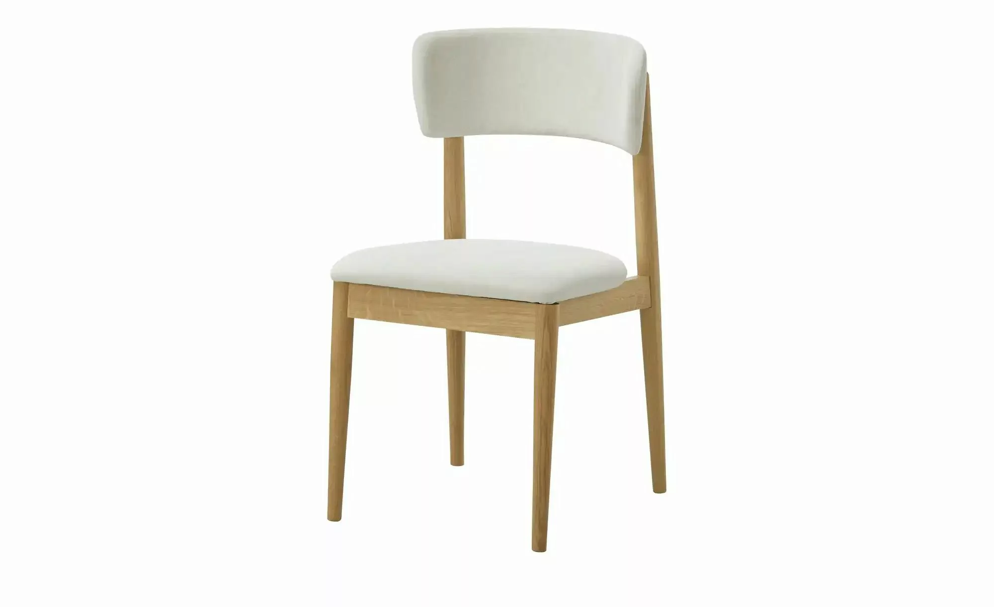 Polsterstuhl aus Eiche Massivgestell  Bel ¦ creme ¦ Maße (cm): B: 47 H: 83, günstig online kaufen