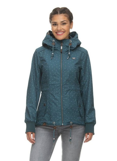 Ragwear Allwetterjacke Dankka Dots mit weitenregulierbarer Taille günstig online kaufen