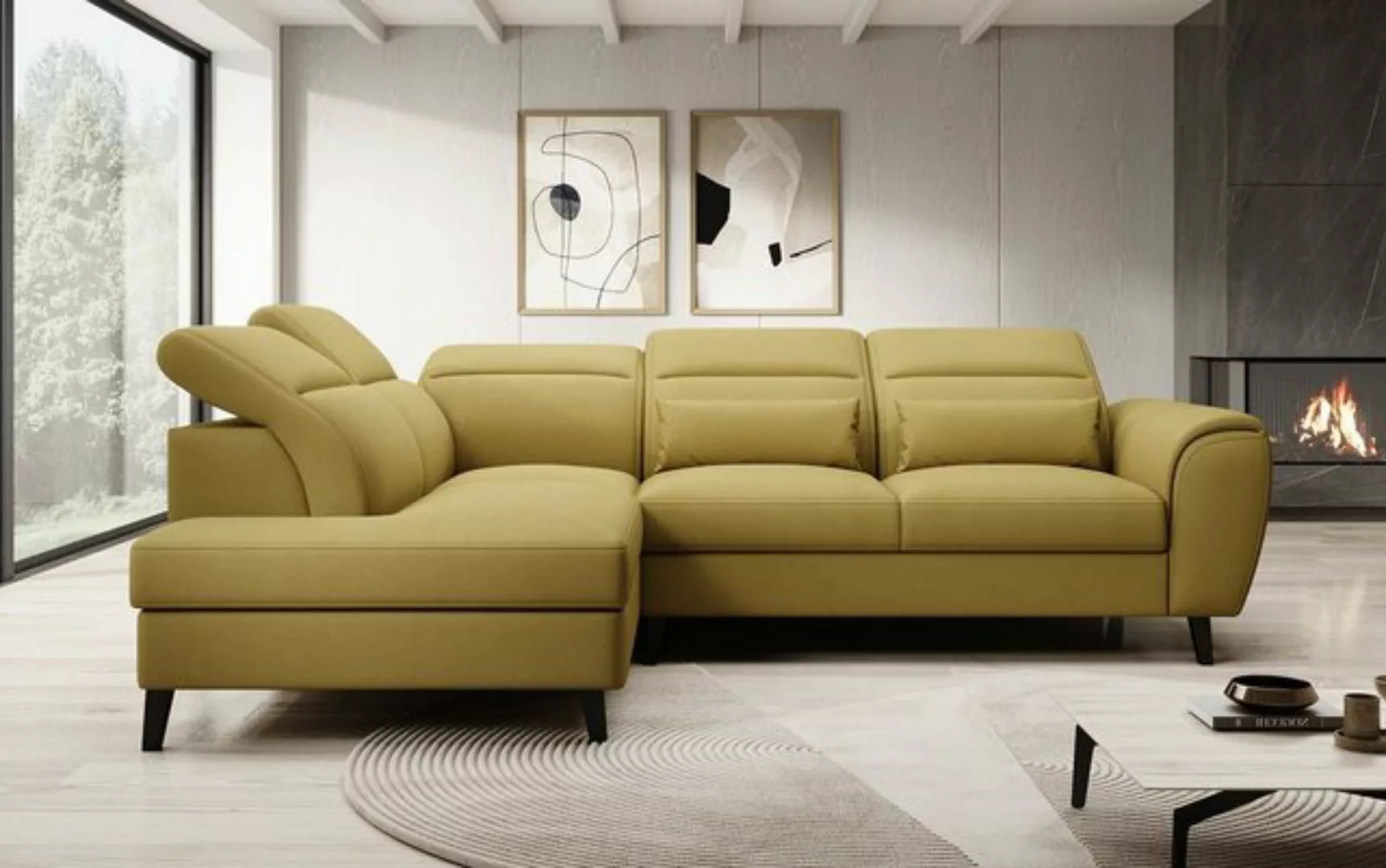 Luxusbetten24 Sofa Designer Sofa Nobile, mit verstellbarer Rückenlehne günstig online kaufen