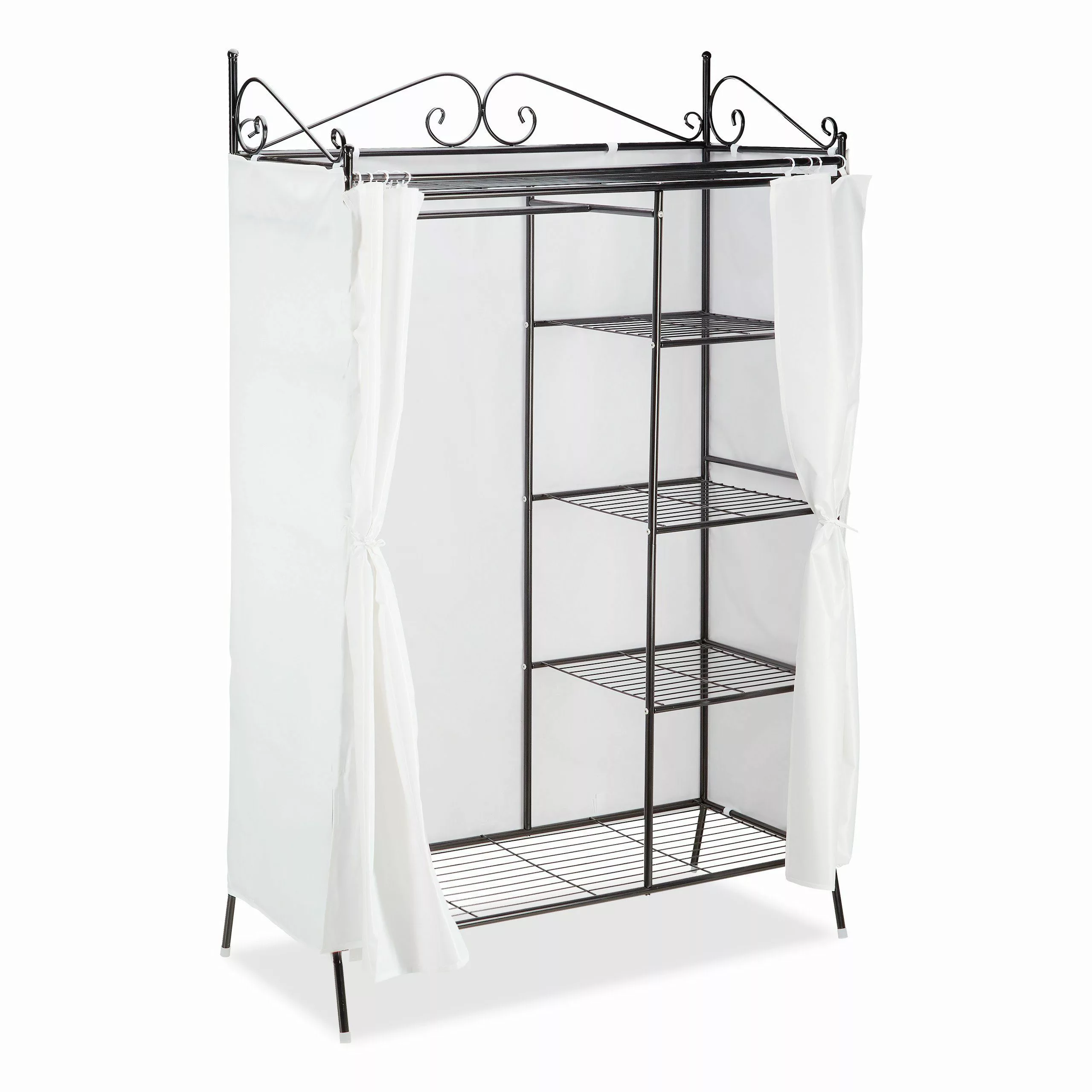 relaxdays Garderobenschrank Metall Garderobe COUNTRY mit günstig online kaufen