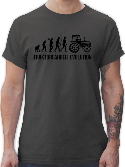 Shirtracer T-Shirt Landwirt Evolution Traktor günstig online kaufen