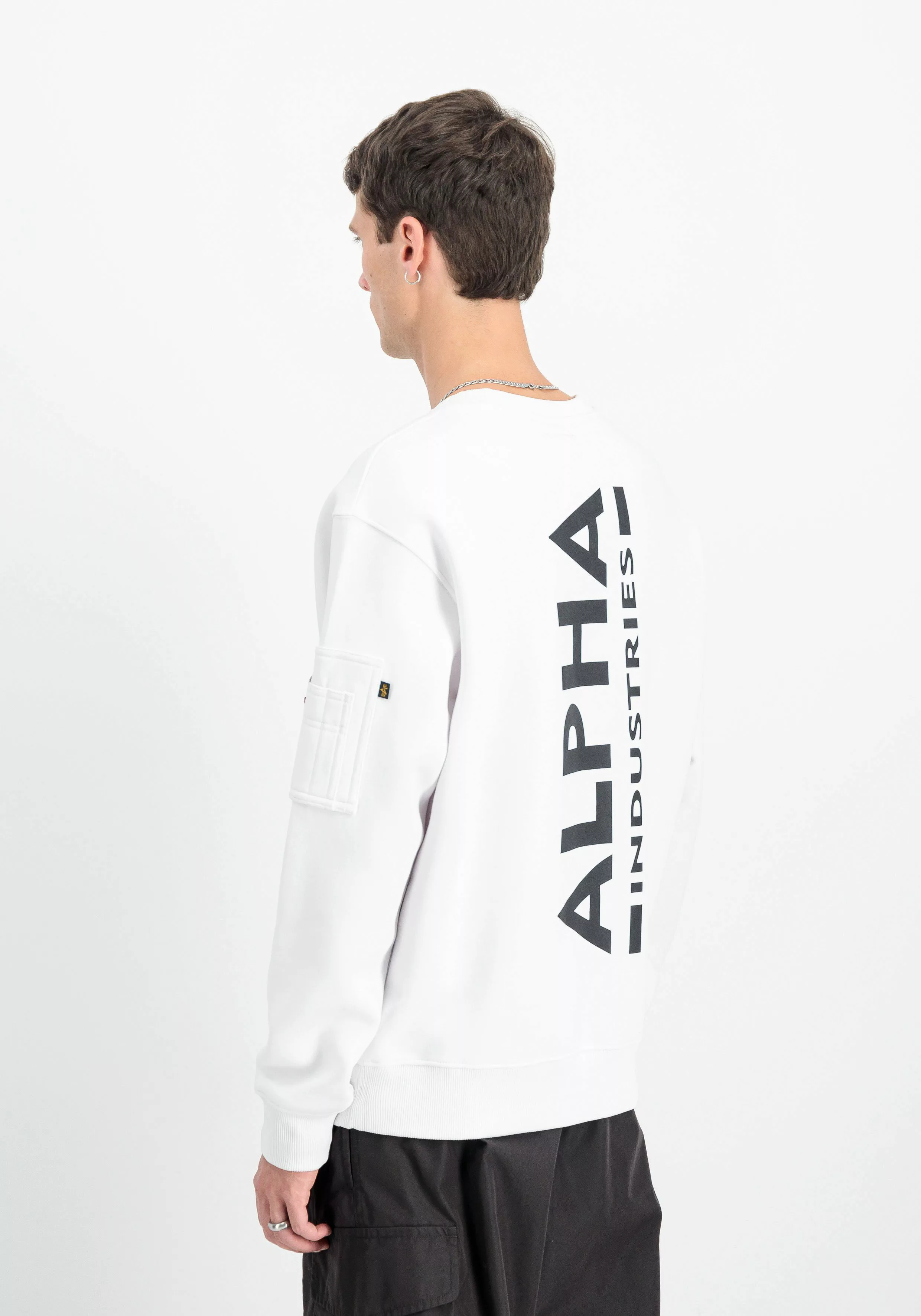 Alpha Industries Sweatshirt Back Print Crewneck günstig online kaufen