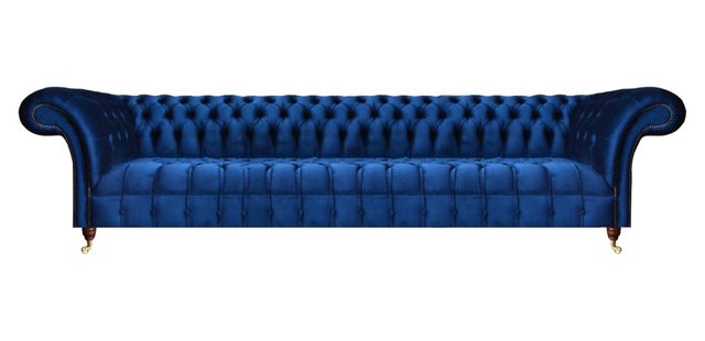 JVmoebel Chesterfield-Sofa Chesterfield Sofa Viersitzer Couch Textil Wohnzi günstig online kaufen