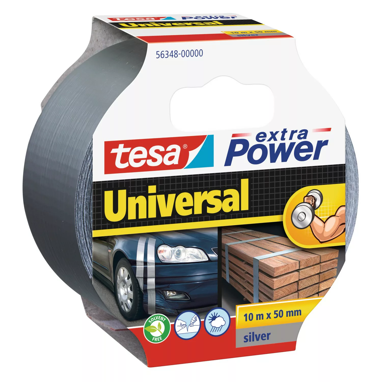 Tesa Extra Power Universal Silber 10 m x 50 mm günstig online kaufen