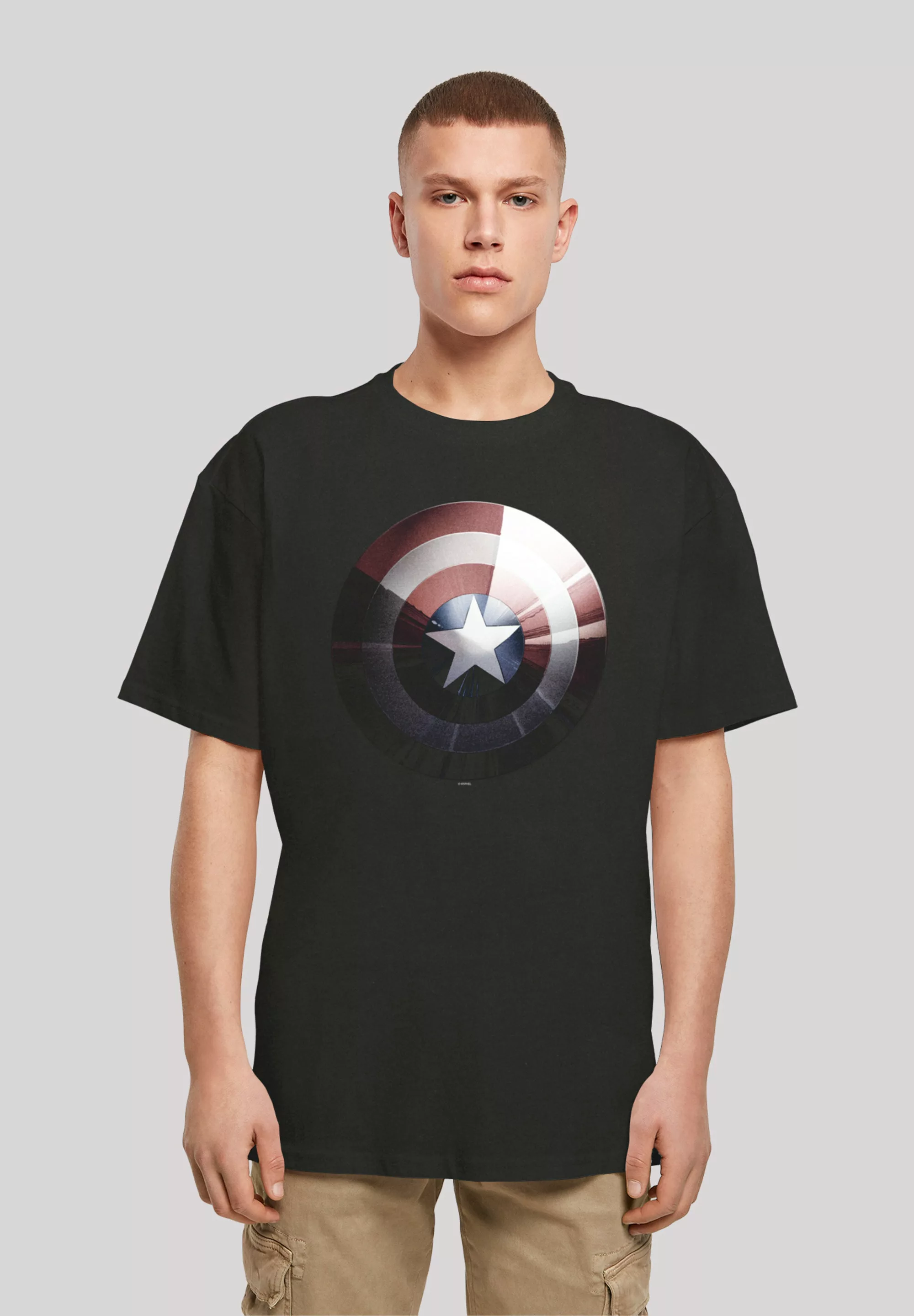 F4NT4STIC T-Shirt "Marvel Captain America Shield Shiny", Print günstig online kaufen