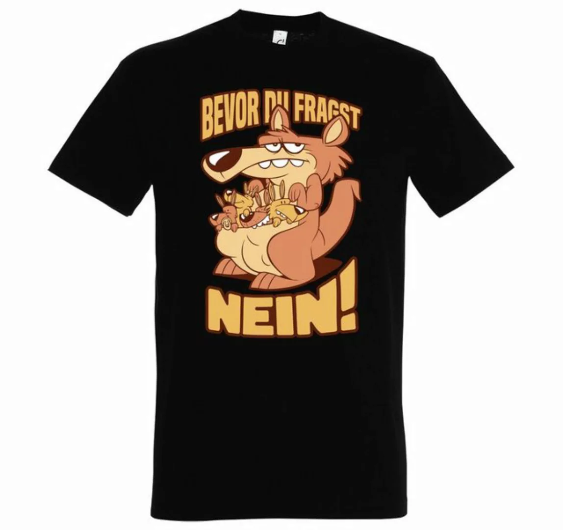 Youth Designz Print-Shirt Herren T-Shirt BEVOR DU FRAGST NEIN mit lustigem günstig online kaufen