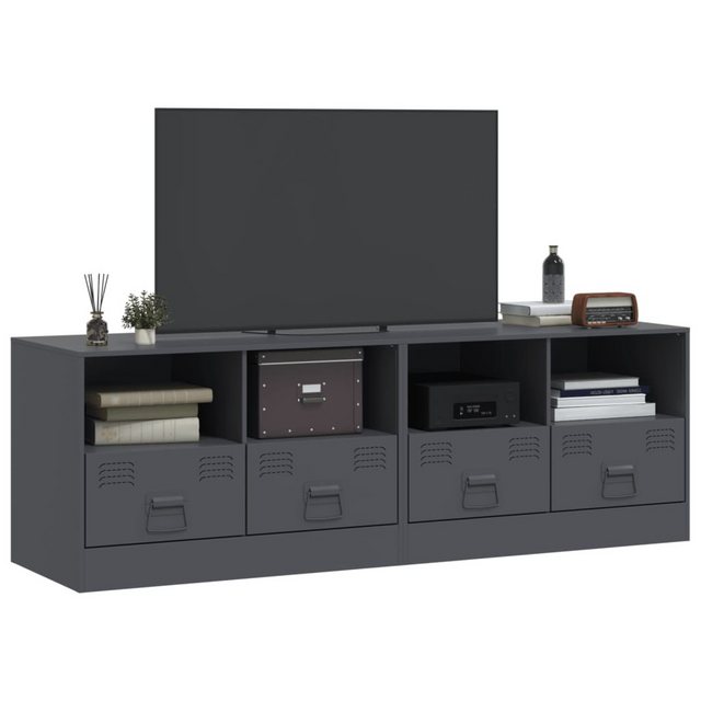 vidaXL TV-Schrank TV-Schränke 2 Stk Anthrazit 67x39x44 cm Stahl günstig online kaufen